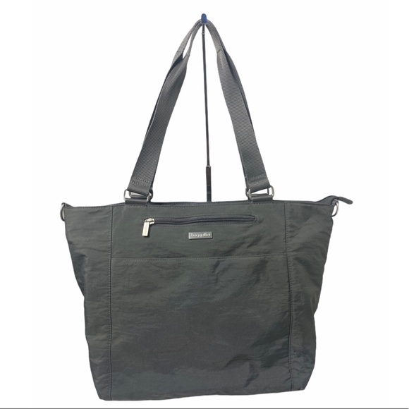 Baggallini Grey Nylon Tote Bag